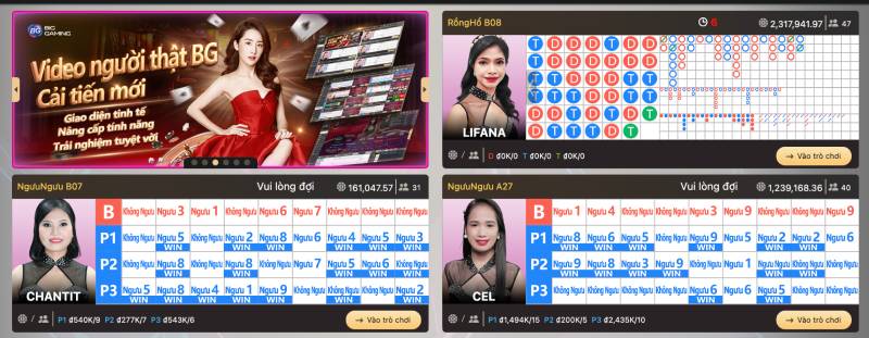 Chọn bàn chơi với quy tắc thích hợp