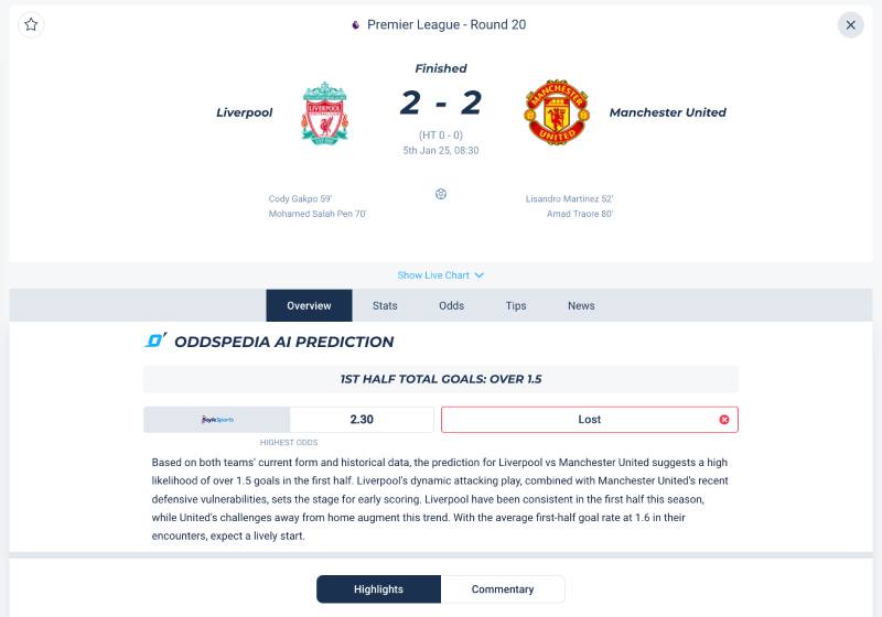 Ví dụ cho cược thủ về kèo Draw No Bet